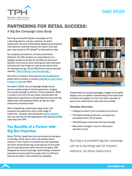 Partnering for Retail Success Case Study