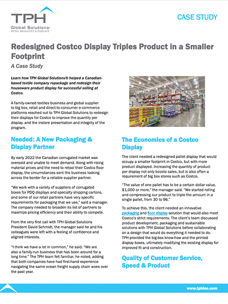 Costco Display Case Study