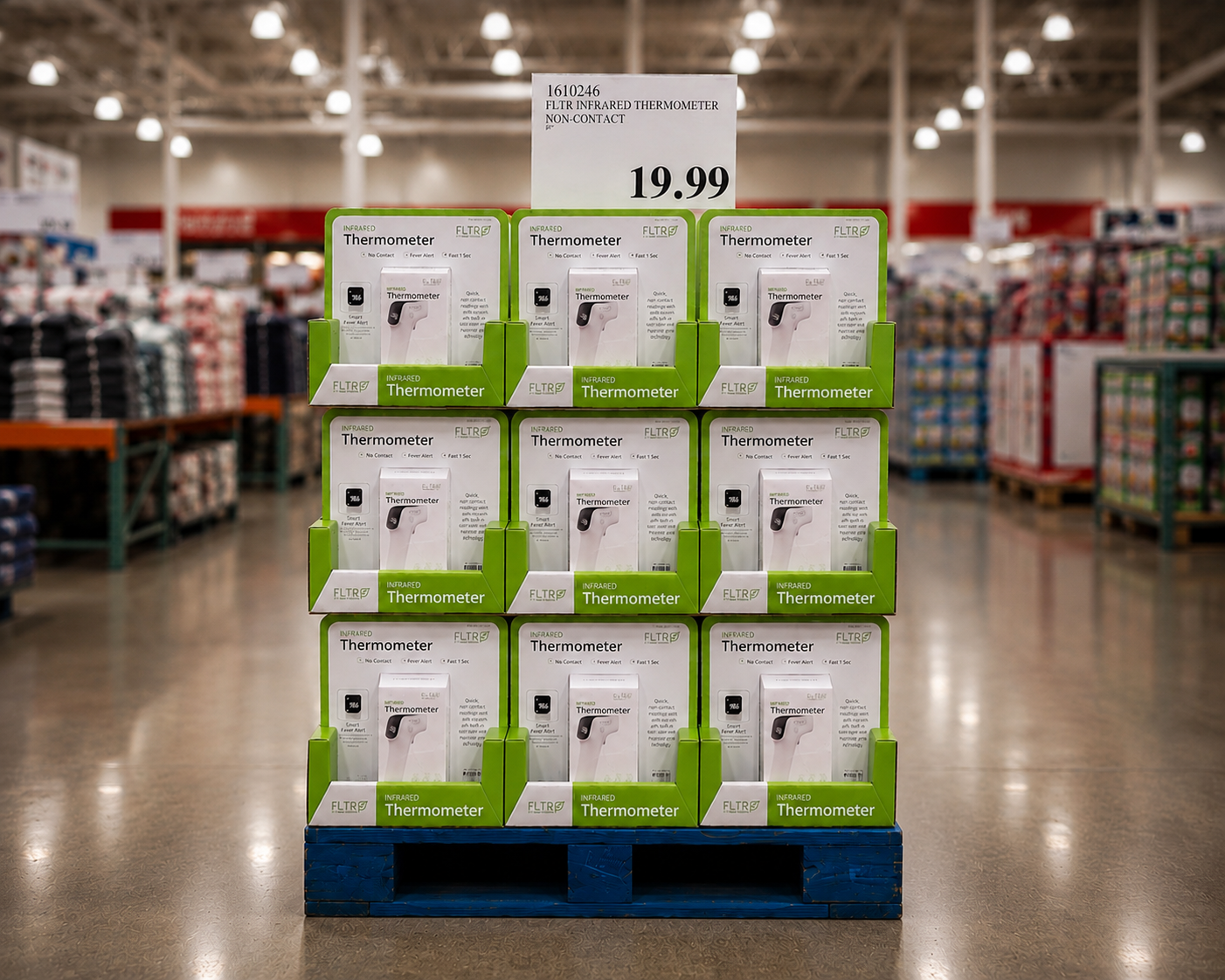 Repackaged thermometers